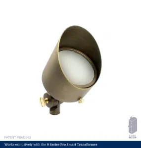 9 Series Pro Full Color 3-Inch Brass LED Up Light | Wall Wash