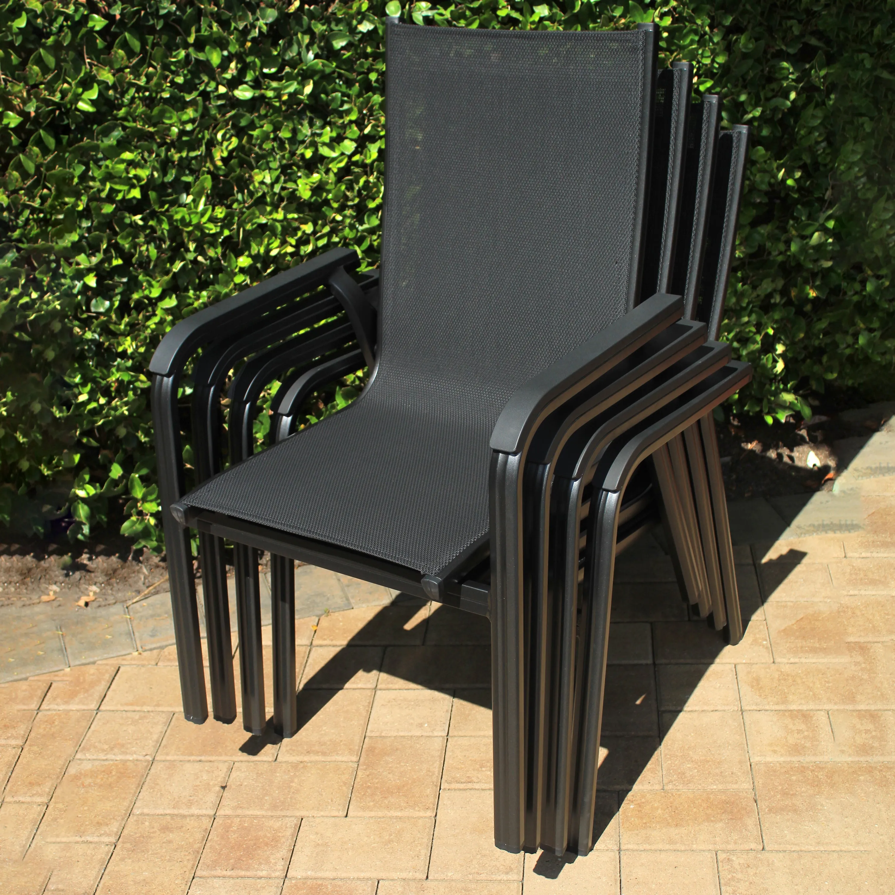 Basic Plus 5-Piece Dining Set- Stack Chairs