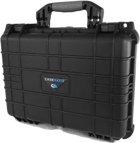 CASEMATIX 16" Waterproof DSLR Video Camera Bag Case Fits Nikon SLR Camera D3400, D3500, D850, D750, D7500, D5600, D5500, D500, D750
