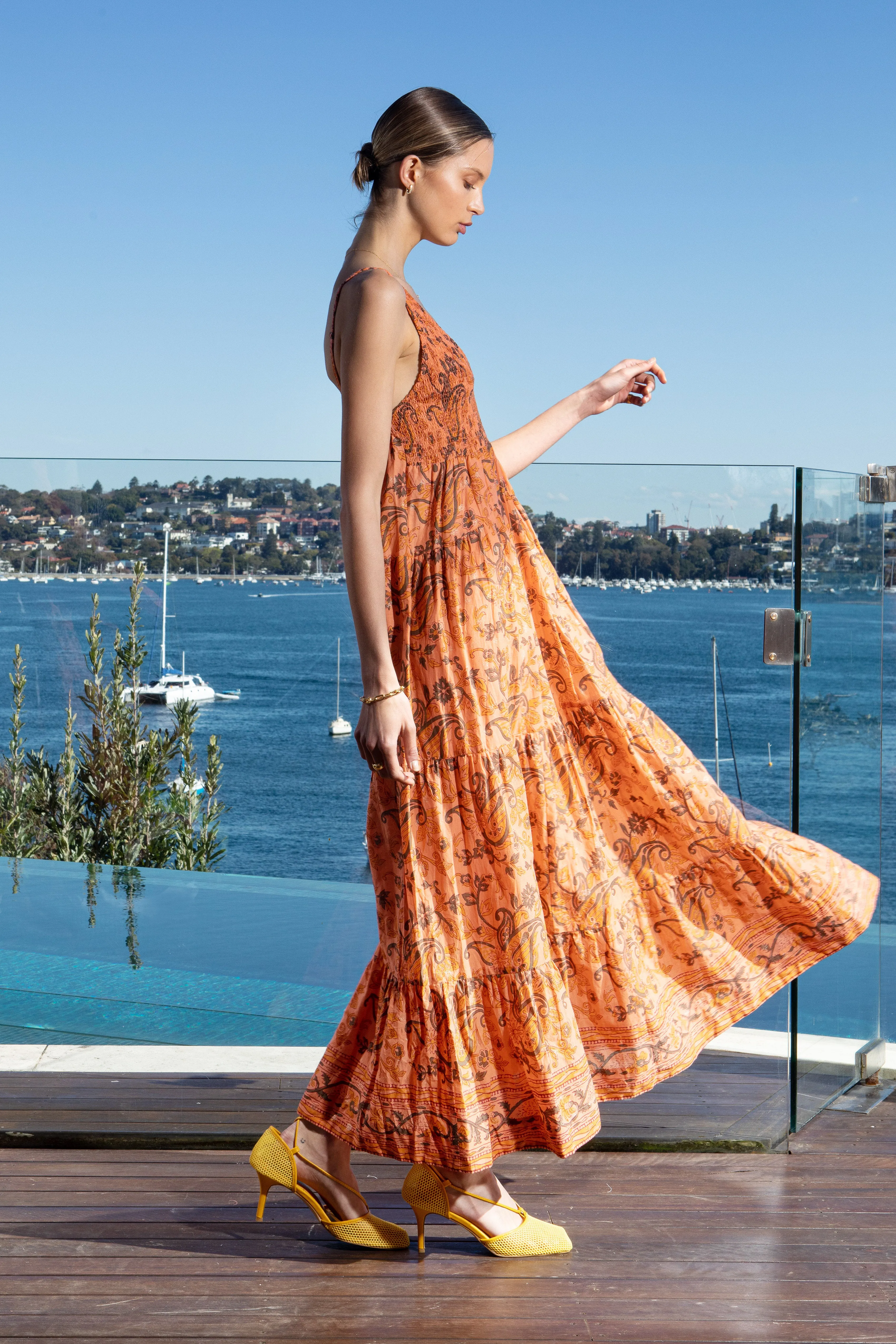 Cassidy Maxi in Spice Apricot