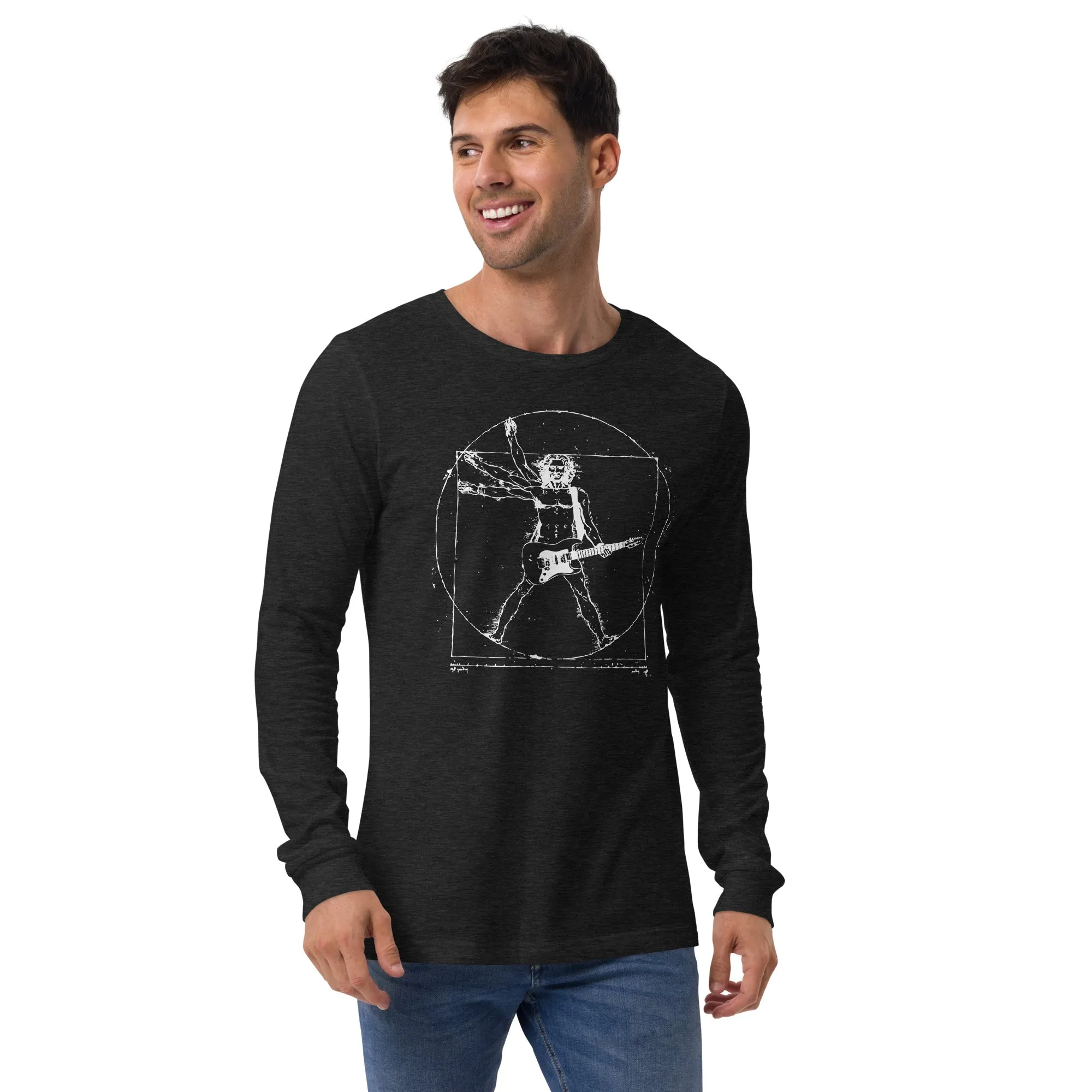 Da Vinci Rock Man Long Sleeve T-Shirt