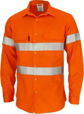 DNC 3405 fire retardant hi vis taped long sleeve shirt