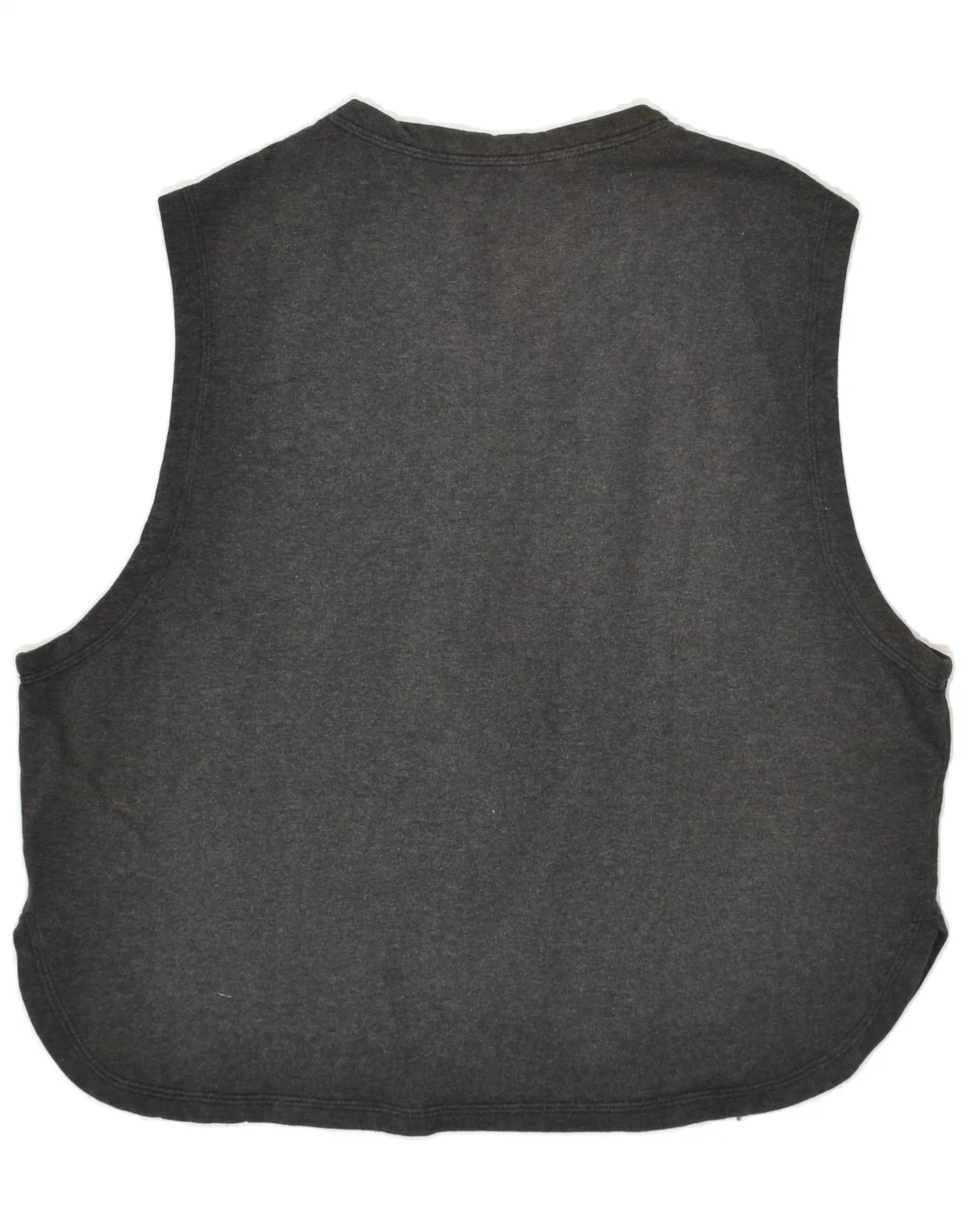 ELLESSE Mens Gilet UK 40 Large Grey Cotton