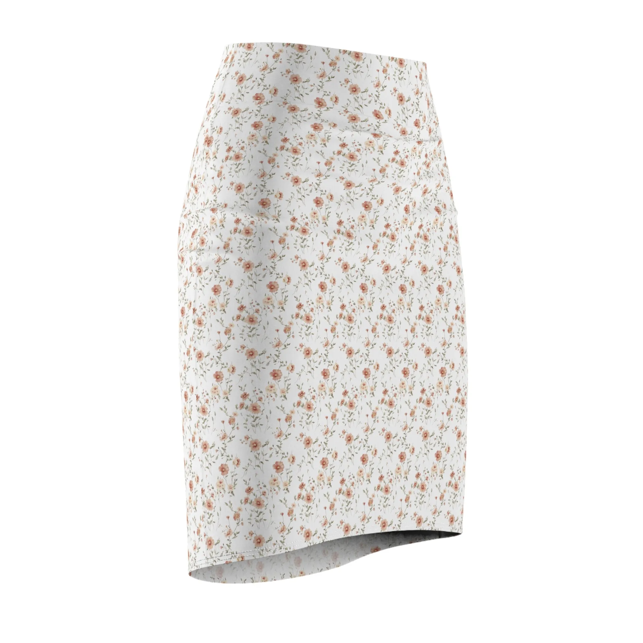 Floral Pencil Skirt