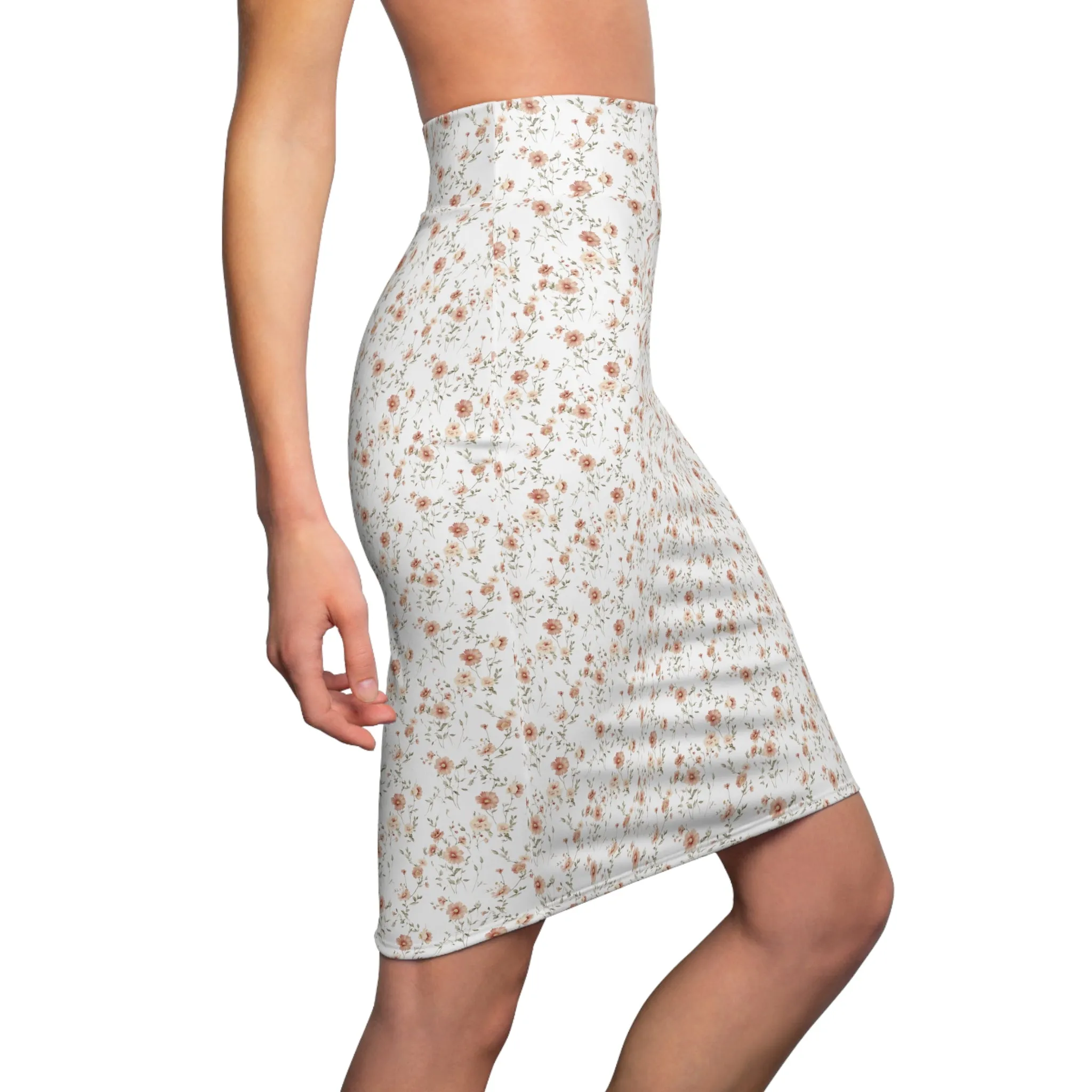 Floral Pencil Skirt