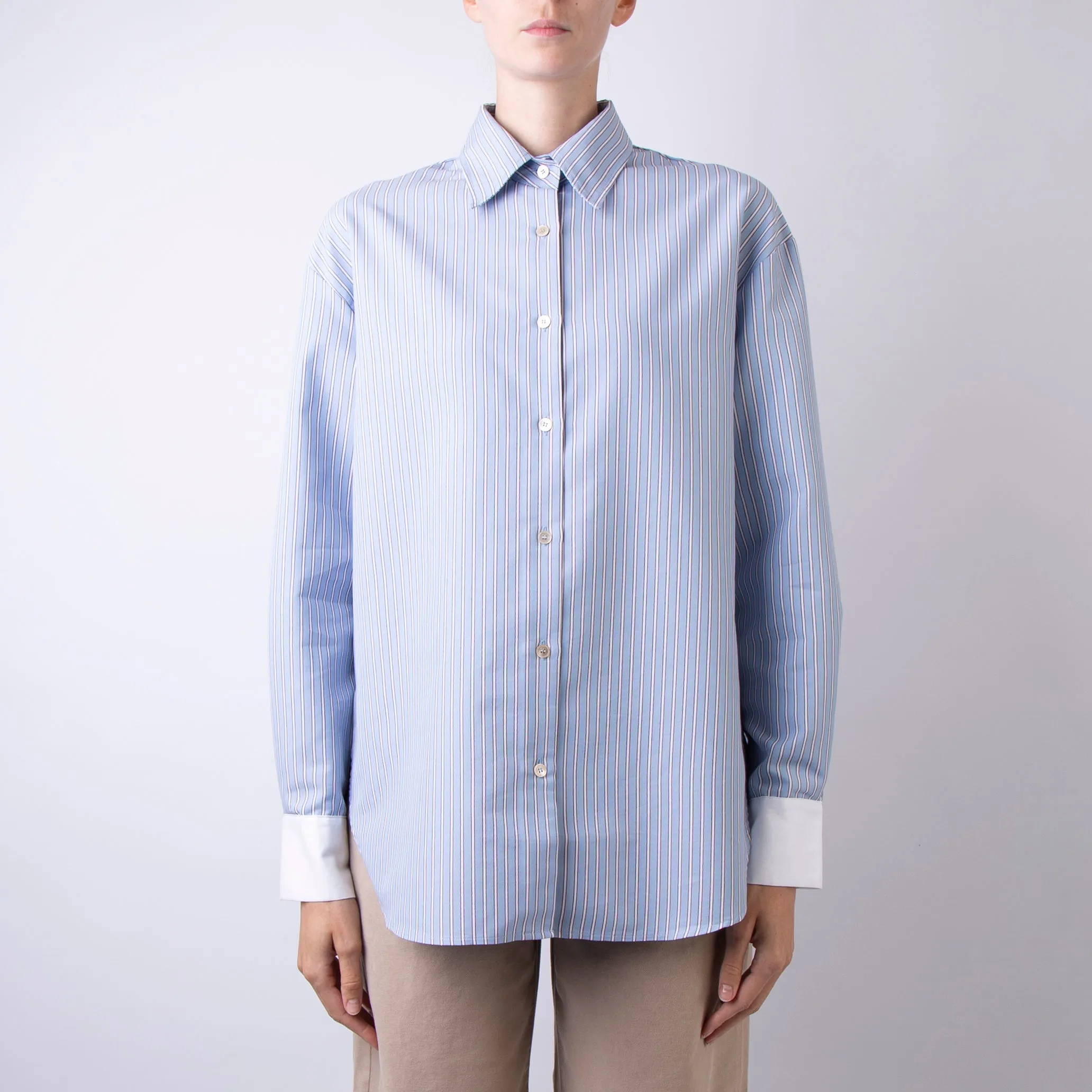 FORTE FORTE SHIRT 13308 5011 SKY BLUE