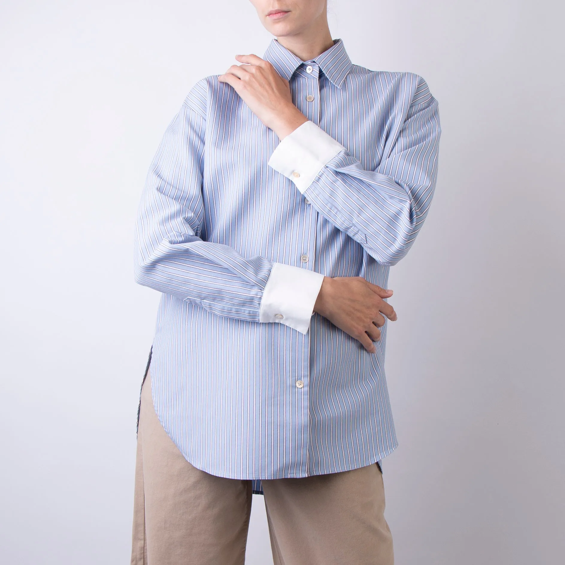 FORTE FORTE SHIRT 13308 5011 SKY BLUE