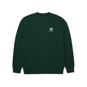 HUF X BRONZE56K - CREWNECK FOREST GREEN
