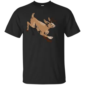 Jacklope Jumping Side Etching T-Shirt