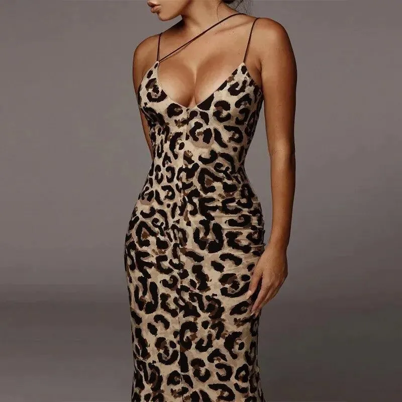 Leopard Print Midi Dress: Chic Summer Fashion Essential