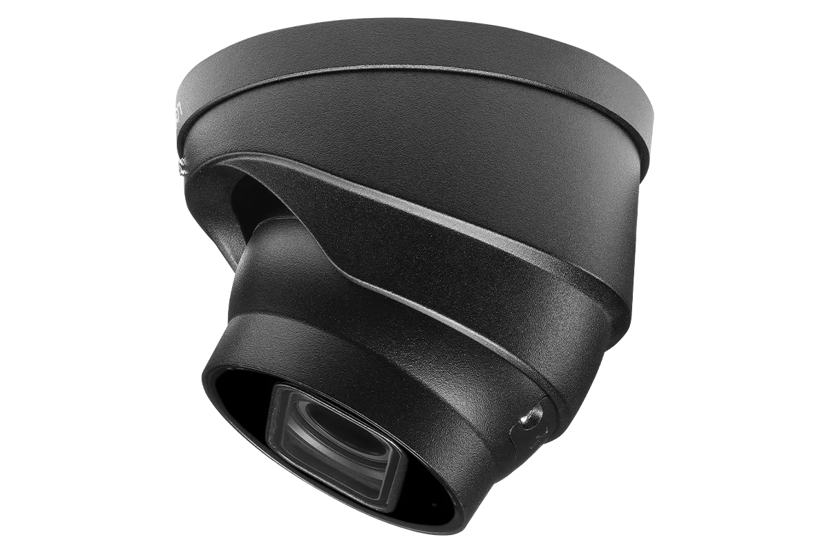 Lorex 4K (32 Camera Capable) 8TB Wired NVR System with Nocturnal 4 Smart IP Dome Cameras Featuring Motorized Varifocal Lens, Listen-In Audio and 30FPS Recording