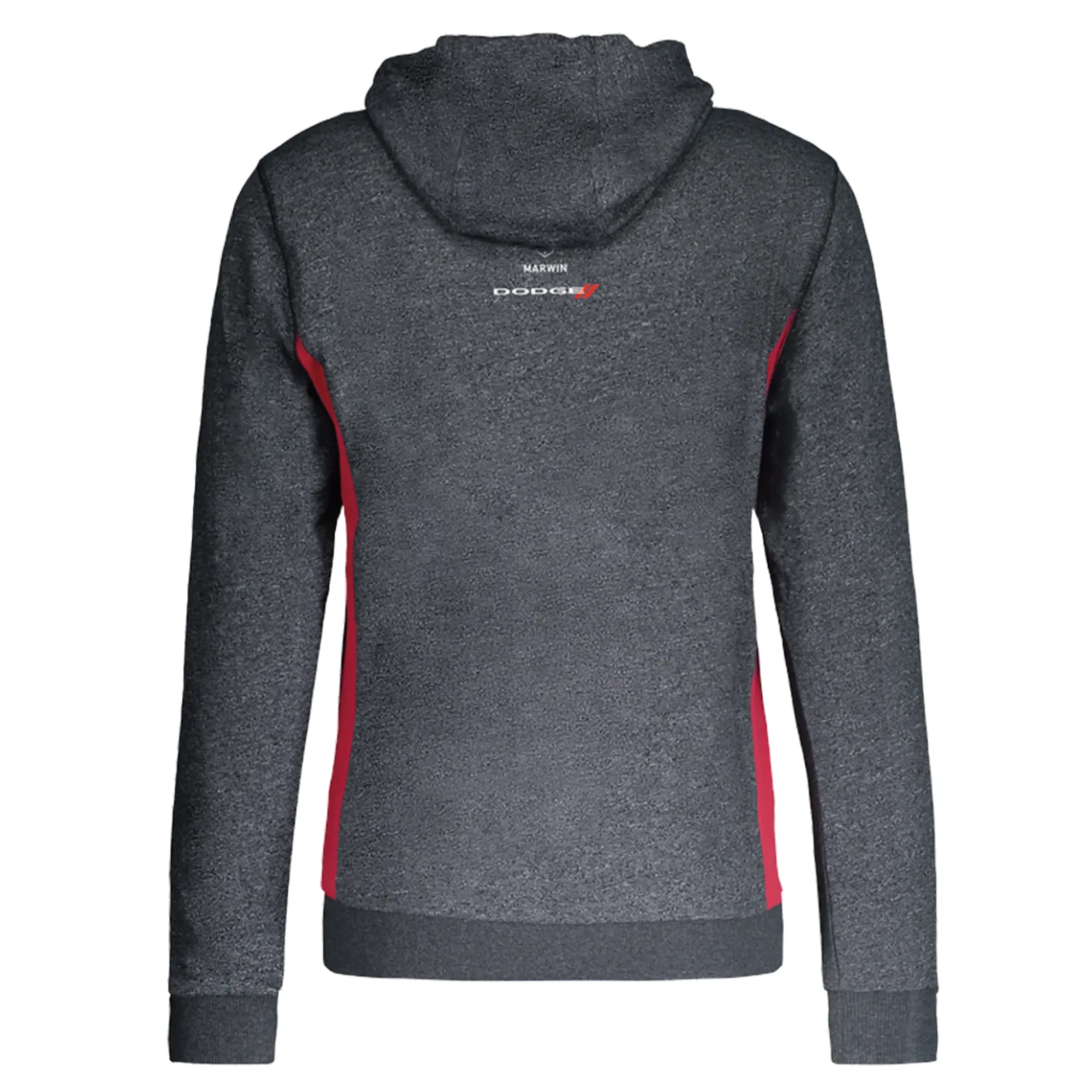 Marwin Sports Dodge Demon Pullover Women's Hoodie - Grey/Red
