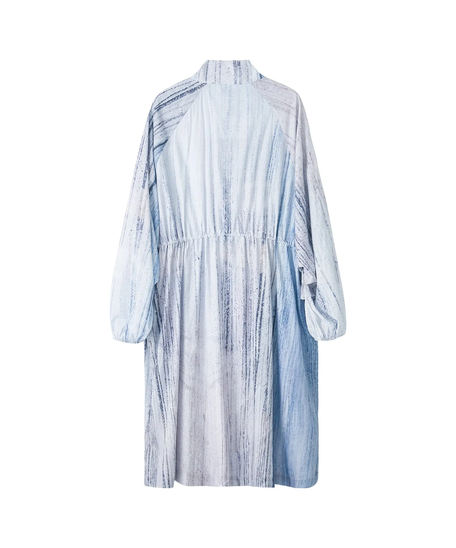 Nuance Print UV-Protection Trench - Long Lightweight Coat