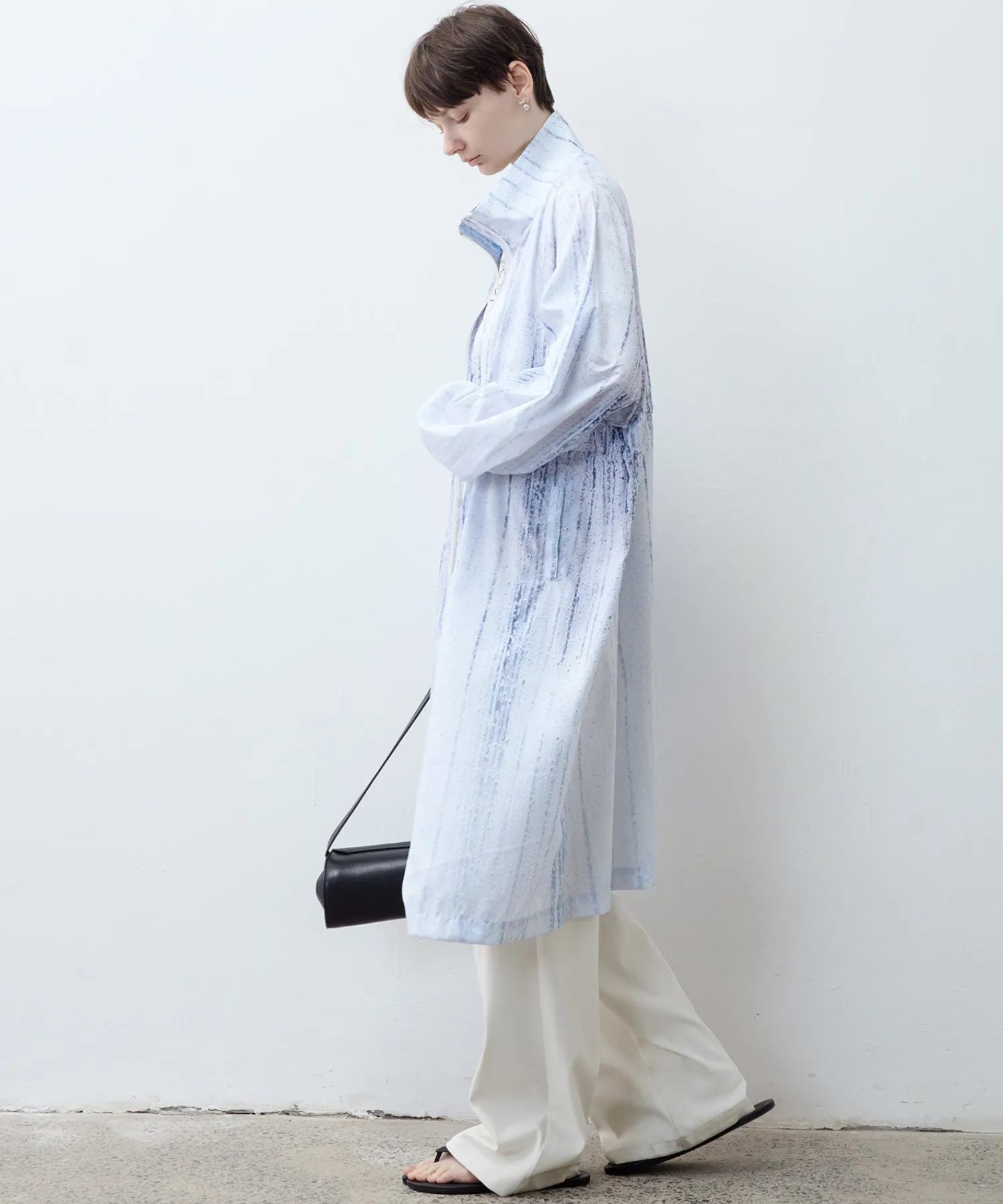 Nuance Print UV-Protection Trench - Long Lightweight Coat