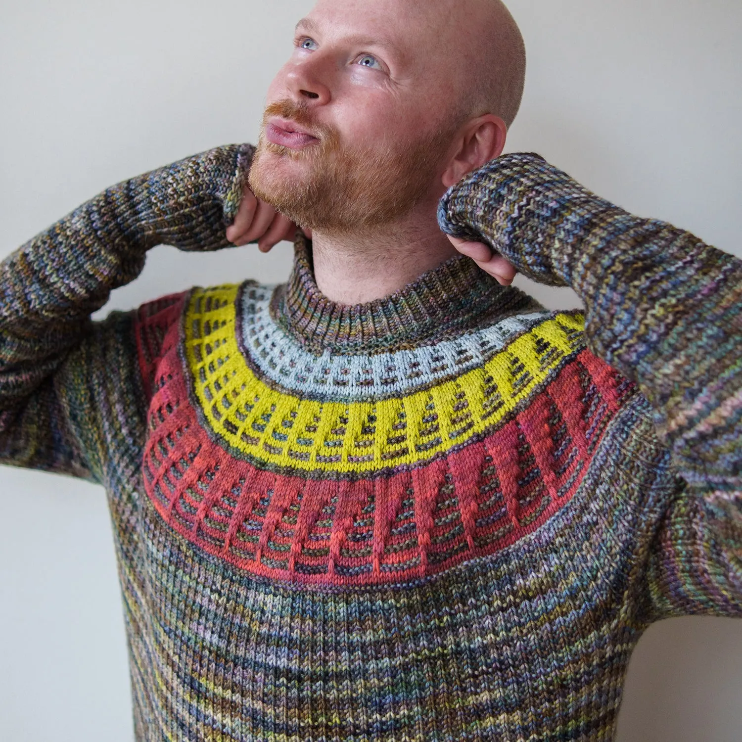 PAINTING TRIANGLES SWEATER - UNICORN PANTS