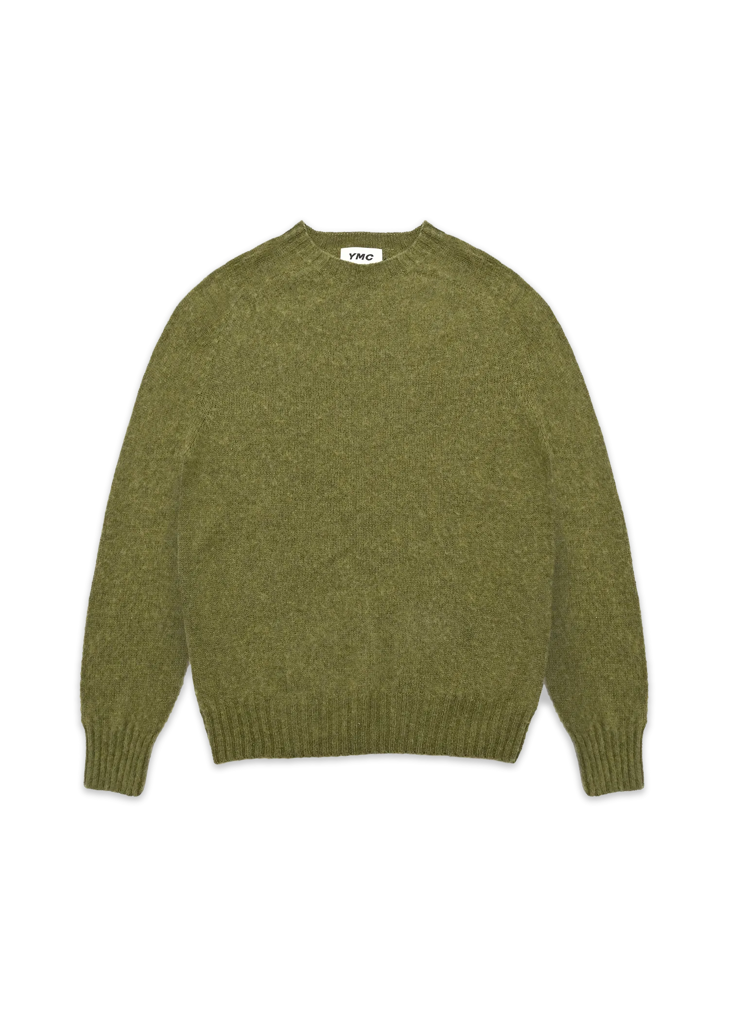 Suedehead Crew Neck Knit - Olive