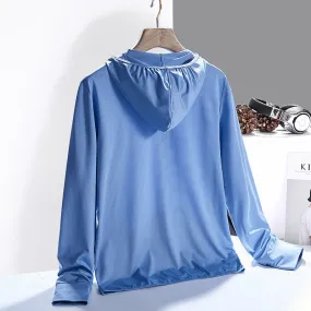 Sun Resistant Clothes UPF50 Ice Silk Summer Sun Protective Clothes Men and Women Outdoor Coat and Trench Coat