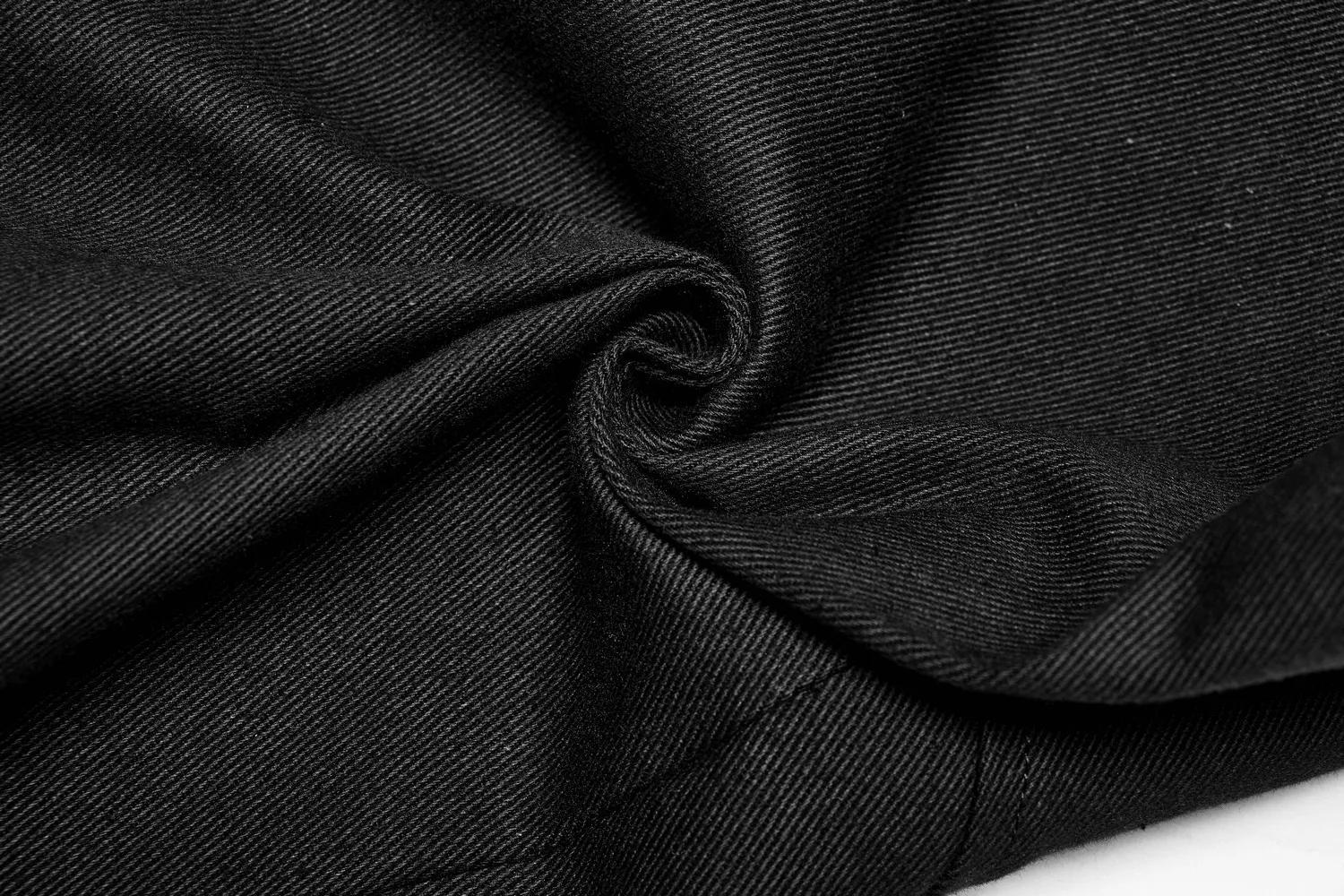 Urban Black Medium Waist Cargo Pants with Pockets