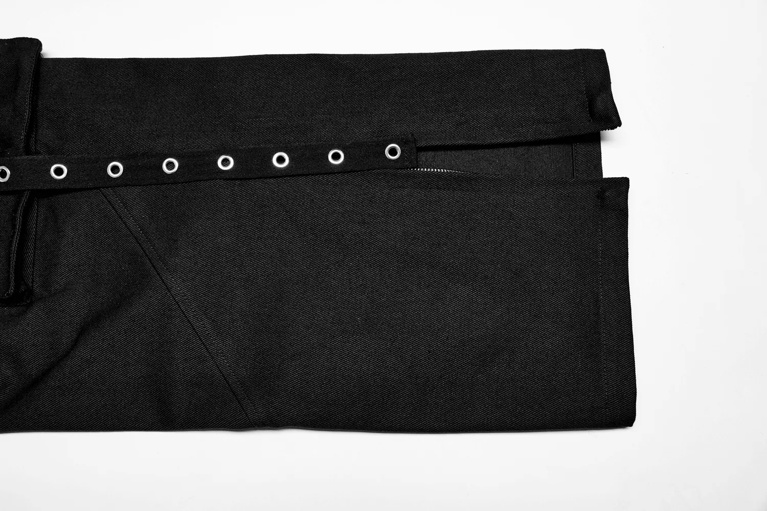 Urban Black Medium Waist Cargo Pants with Pockets