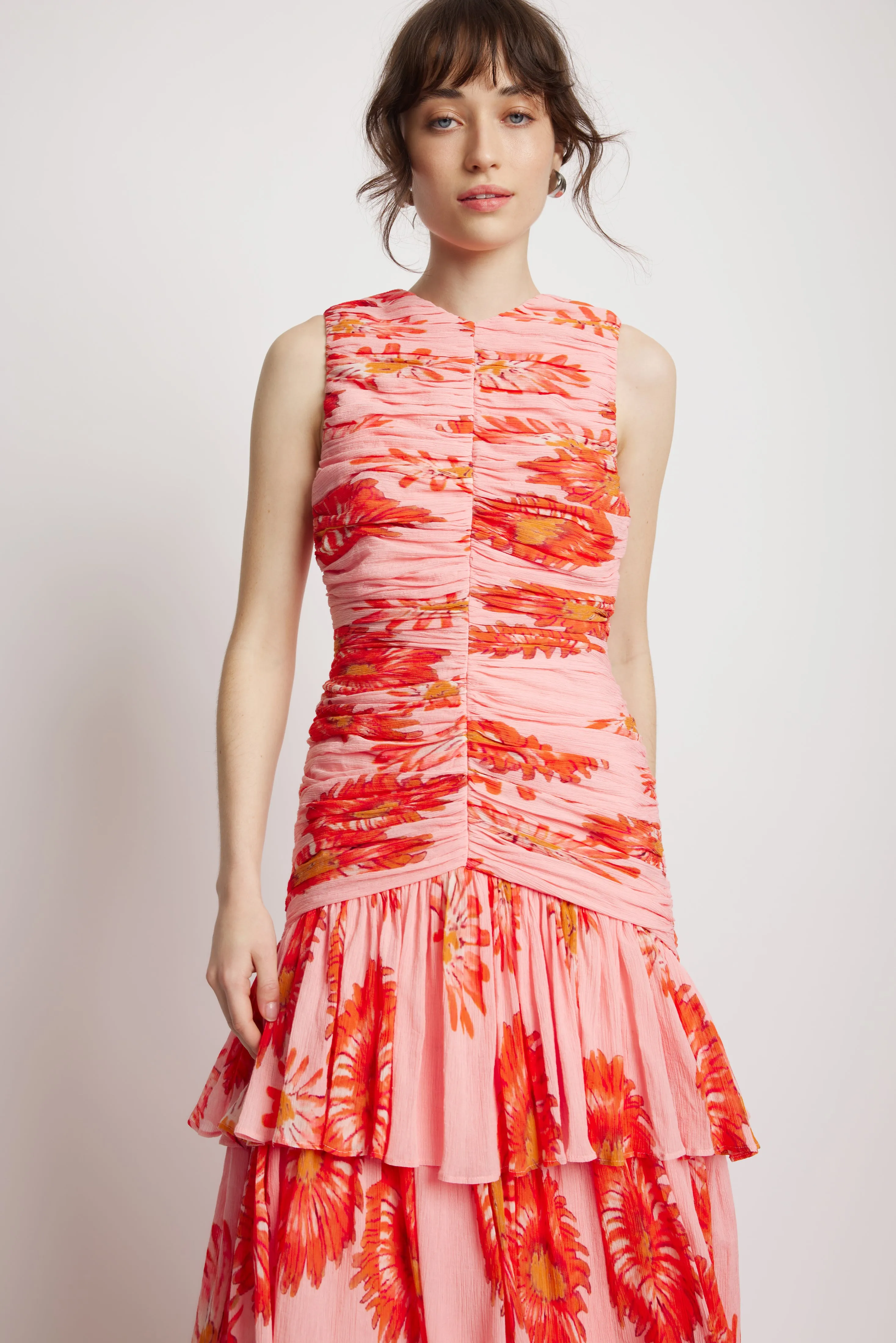 Wildflower Full Length Dress - Wildflower Print