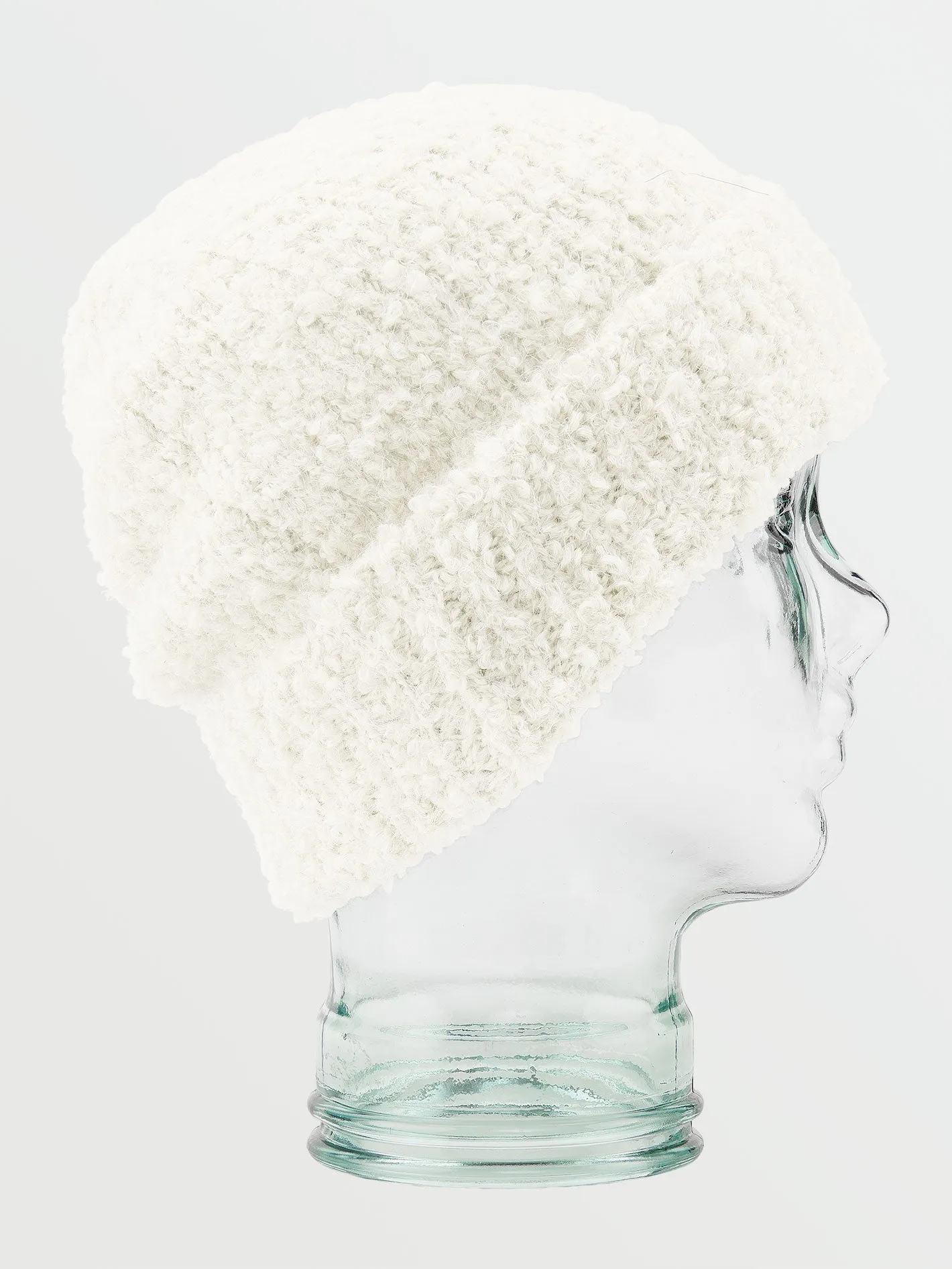 Womens Stone Teddy Beanie - Moonbeam