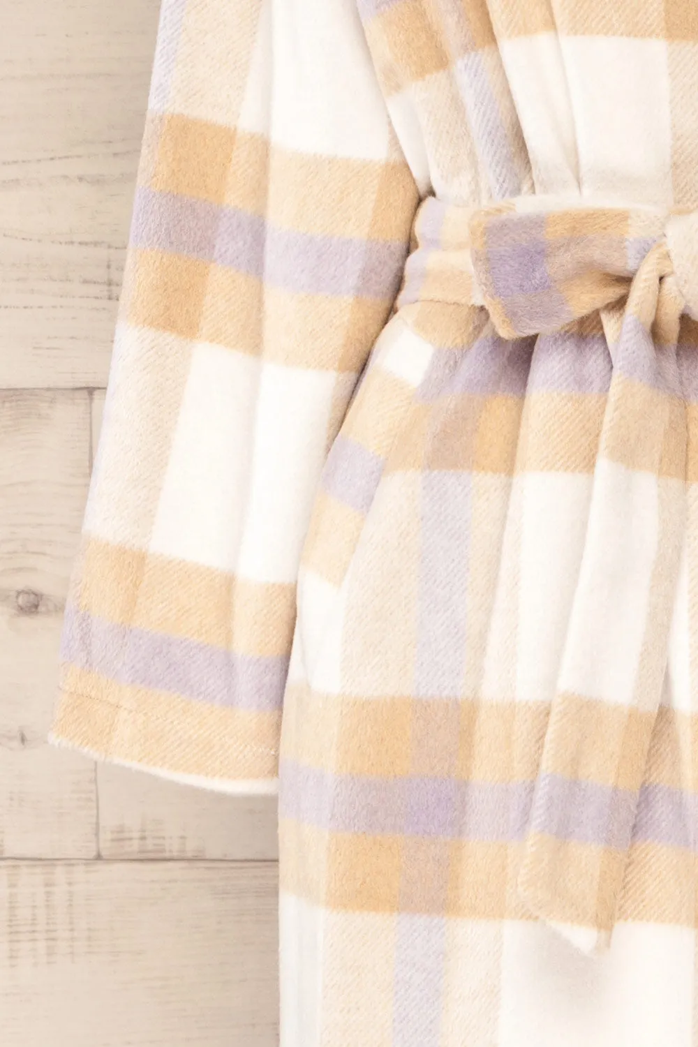 Zizukyn | Plaid Trench Coat