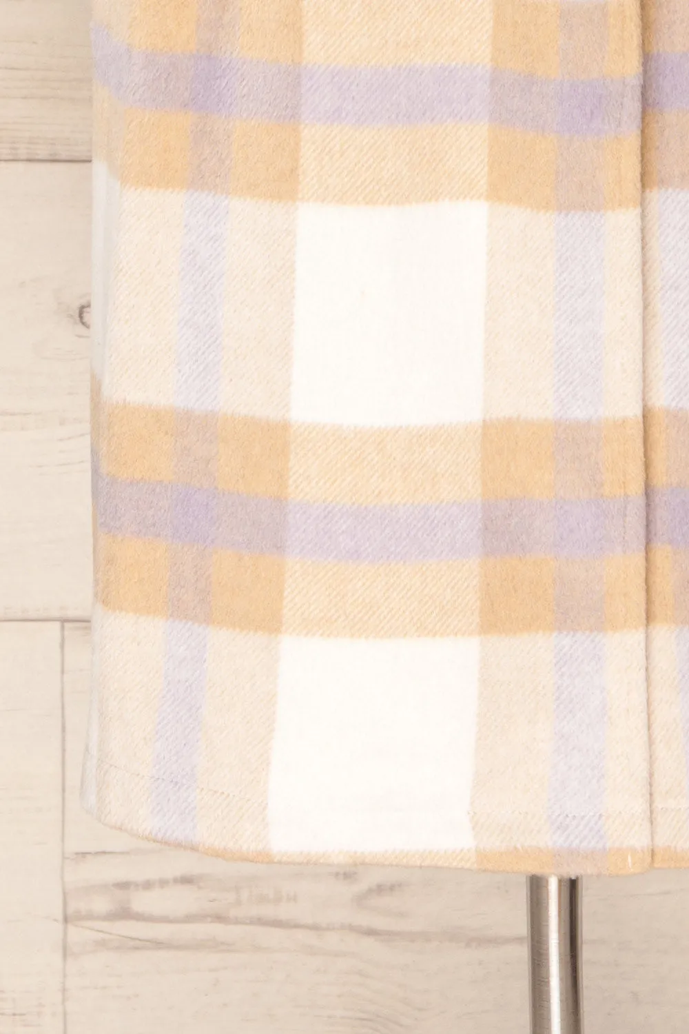 Zizukyn | Plaid Trench Coat