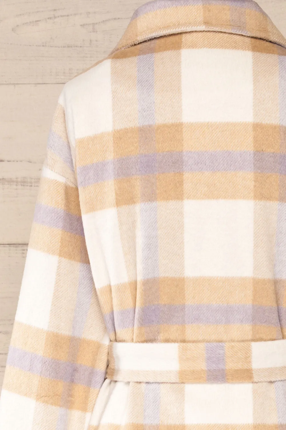 Zizukyn | Plaid Trench Coat