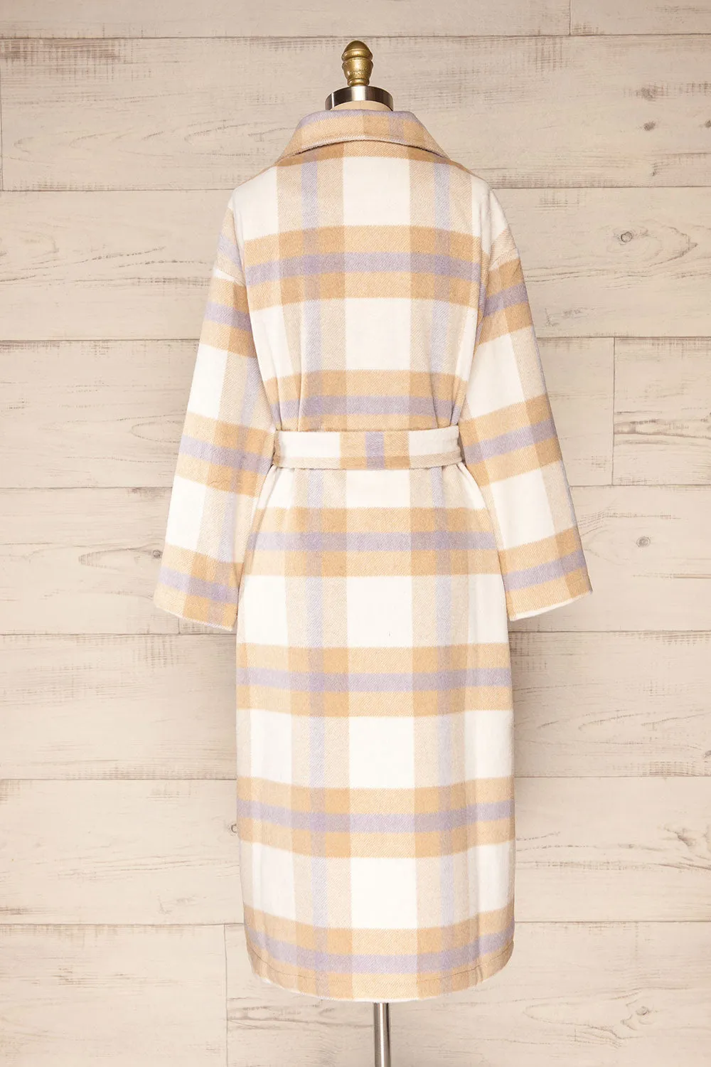 Zizukyn | Plaid Trench Coat
